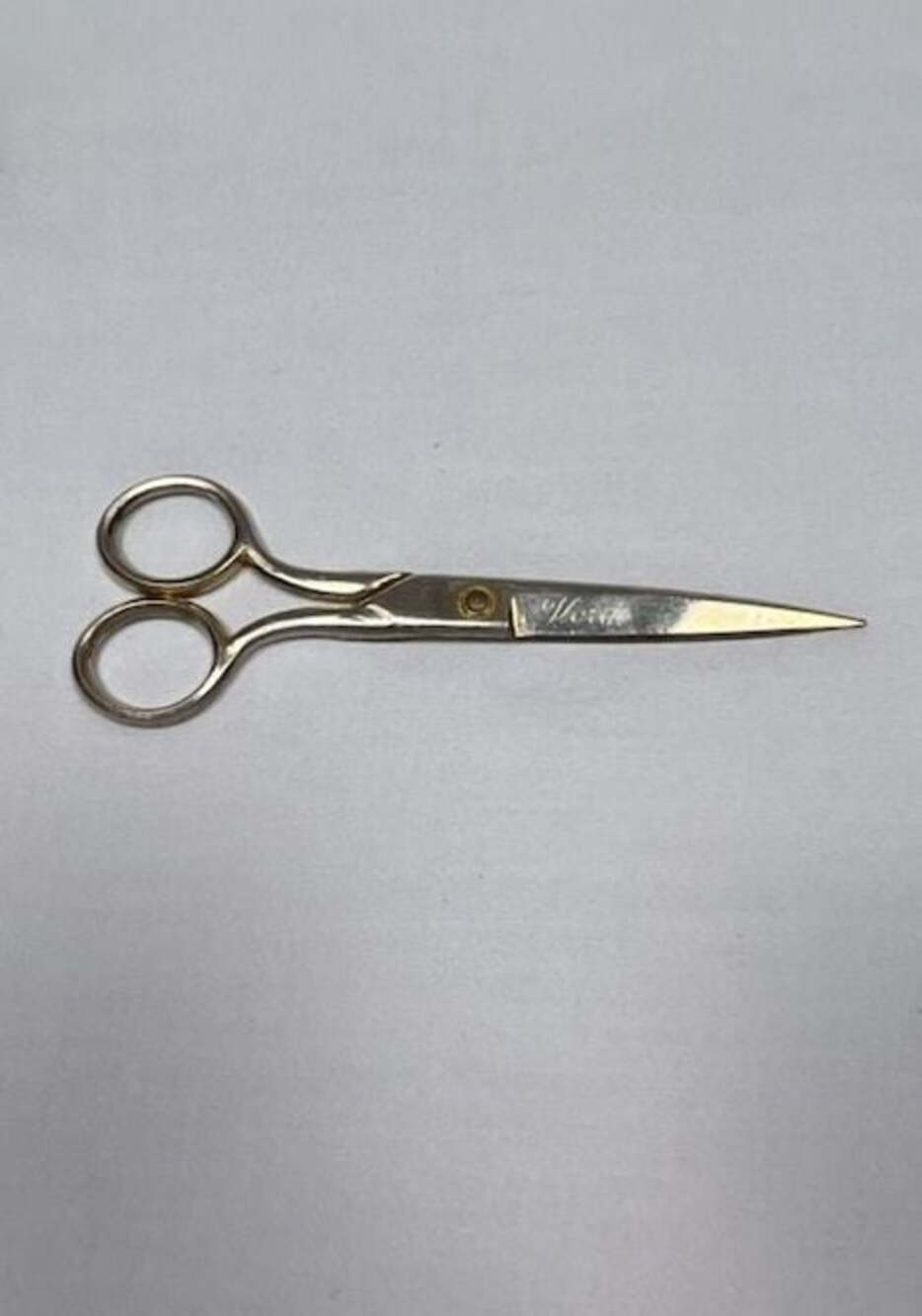 Vera Kleencut Forged Steel U.S.A. Vintage Gold-Tone Scissors